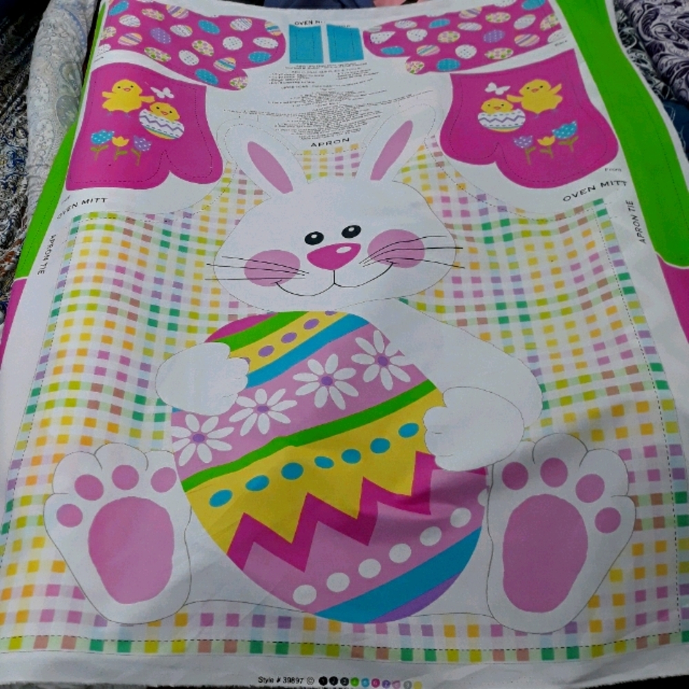 (New) Apron & Mittens Fabric Panel